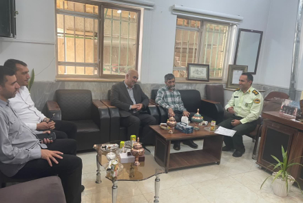 تجلیل ریاست بیمارستان سیدالشهداء از حافظان امنیت